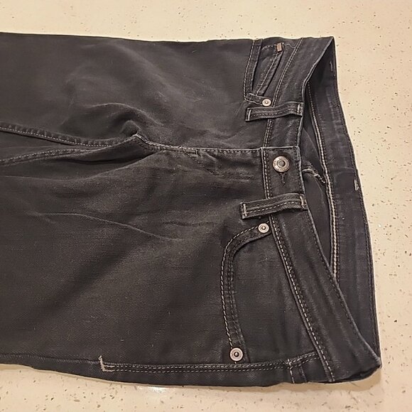 Vintage Levis Low Rise Skinny Jeans Black Size 7 Y2K 90s - Picture 3 of 6